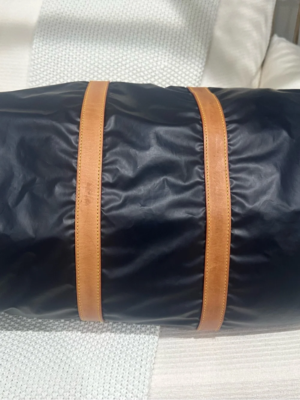 ⚓️ Vintage Hunting World Navy Nylon Duffle Bag - 20